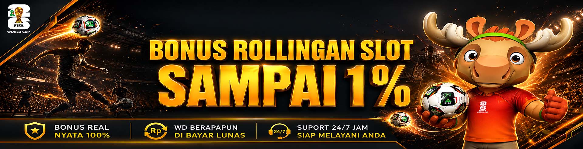 BONUS ROLLINGAN SLOT 1%